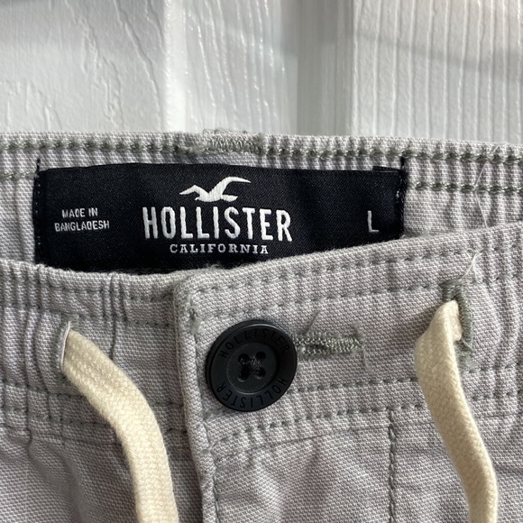 Men's Skinny Jogger Pants in Light Grey Size L from Hollister - Picture 5 of 5